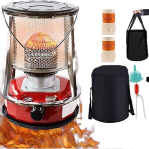 GBEN Portable Kerosene Heaters Use Emergency Heater, Tent Heater for Camping, Indoor Heater Non Electric, with Storage Bag for Office Room Desk Indoor Outdoor 22.9.26 (Color : 4.6l)