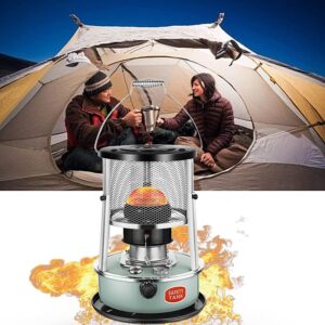 GQJNHUI 4.5L Liftable Kerosene Heater,Kerosene Stove Outdoor Camping,Portable Kerosene Heater,Black,Lake Blue,330 * 330 * 460MM,Outdoor Cooking (Color : Lake Blue)