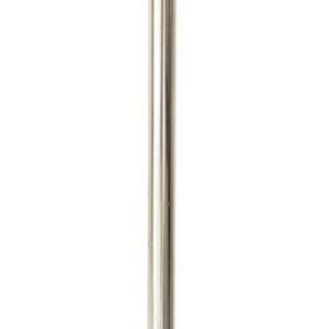 Hanover HAN1023HA-SLV-6.8 ft Modern Efficient Steel Electric Heater-2 Heat Settings, Up to 1500W, Silver