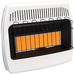 HeathRite Vent- Radiant Heater LP 25000 BTU, Thermostatic Control