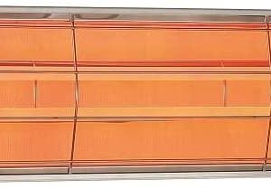Innova Heater 4,000 Watt, 240 Volt, Electric Infrared Heater, Stainless Steel Finish – EF40240S