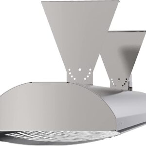 Innova Heater 4,000 Watt, 240 Volt, Electric Infrared Heater, Stainless Steel, Chevron Pattern – EF40240S1