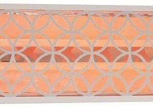 Innova Heater 5,000 Watt, 240 Volt, Electric Infrared Heater, White, Clover Pattern – EF50240W2