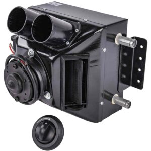 JEGS 70622 Hot Rod Heater 2-Speed Adjustable Louvers for Cabin Heat 10 1/4 in. L