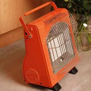 JOJAN Outdoor Butane Heater, Portable Camping Gas Heated Stove, Lightweight Tent Space Heater, Winter Camp Heating Stove, Heater & Stove 2 in 1 (Color : Orange)