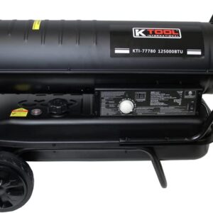 Kerosene Heater 125,000 BTU Forced Air Heater for Large Spaces Indoor Outdoor Heater