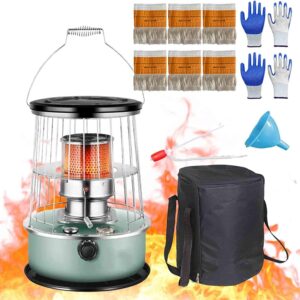 Kerosene Heaters for Indoor Use 6L, Portable Heater with 6 Wicks Non Electric Heater, Efficient Camping Stove with Stove Bag, for Indoor Outdoor, Patio, Deck, Home