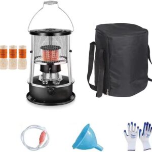 Kerosene Heaters for Indoor Use, Kerosene Heater, Portable Multifunctional Stove Large Kerosene Stove Heater for Indoor and Outdoor, Camping and Fishing-4.5L A