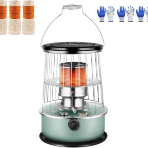Kerosene Heaters for Indoor Use, Kerosene Stove Heater, Non Electric Heaters with 3 Wicks Suitable for Indoor and Outdoor, Camping and Fishing-6L A