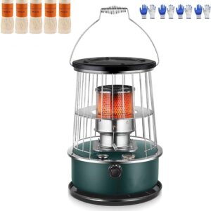 Kerosene Heaters for Indoor Use, Kerosene Stove Heater, Non Electric Heaters with 4 Wicks for Indoor and Outdoor, Camping and Fishing-6L A