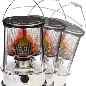 Kerosene Stove for Indoor Use Portable Camping Heater Outdoor Tent Oil Heaters Efficient 360° Surround Heating Adjustable Firepower Without Electricity Heating Burner