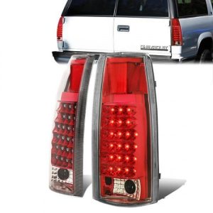 88-00 Chevy Silverado C10 C/K 1500 2500 3500 Suburban LED Tail Lights - Red