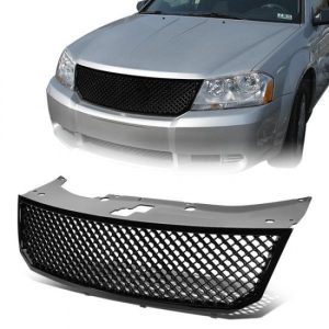 08-10 Dodge Avenger Front Grille - Badgeless Diamond Mesh - Black