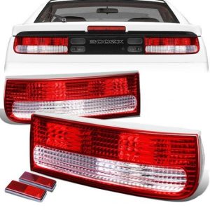 90-96 Nissan 300ZX Rear Brake Tail Lights - Red/Clear Lens