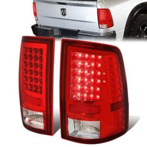 09-17 Dodge Ram 1500 2500 3500 LED Rear Brake Tail Lights - Red