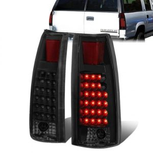 88-00 Chevy Silverado C10 C/K 1500 2500 3500 Suburban LED Tail Lights - Tinted