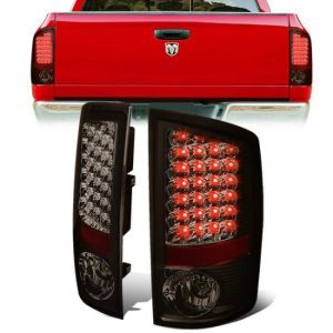 07-09 Dodge Ram 1500 2500 3500 LED Rear Brake Tail Lights - Smoked