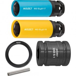Hazet 903SLG6/5 Impact socket set  with special hexagon