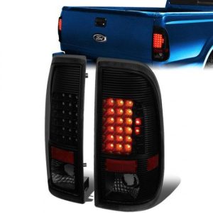 97-07 Ford F250 F350 F450 F550 Super Duty LED Rear Brake Tail Lights - Tinted
