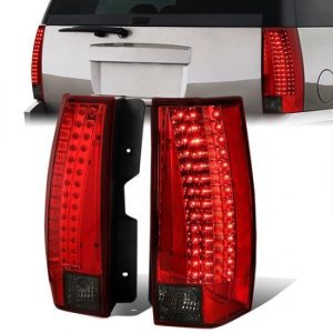 07-14 Chevy Suburban GMC Yukon XL 1500 2500 3500 LED Rear Brake Tail Lights - Red/Smoked