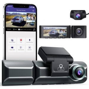 M550 3 Channel 4K+1080P+1080P Dash Cam with WiFi&GPS