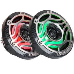 T65S - 6.5" 160 Watts Marine Coaxial LED Speakers