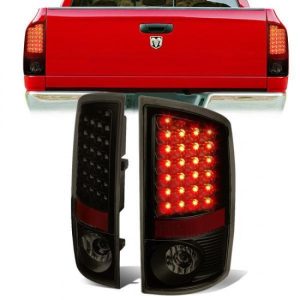 02-06 Dodge Ram 1500 2500 3500 LED Rear Brake Tail Lights - Tinted