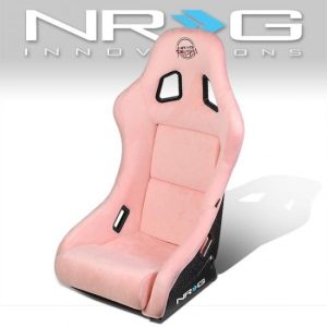 NRG Innovations - 1-Piece Medium Size Alcantara Bucket Racing Seat - FRP-303PK