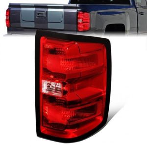 14-19 Chevy Silverado GMC Sierra Right/Passenger Side Rear Brake Tail Light - Red Lens
