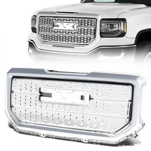 16-18 GMC Sierra 1500 Front Grille - Denali Style - Chrome