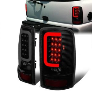 00-06 GMC Yukon XL Chevy Suburban 1500 2500 Tahoe LED C-Bar Tail Lights - Tinted