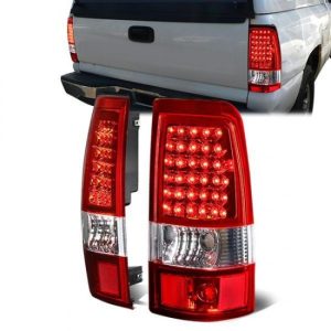 03-07 Chevy Silverado GMC Sierra 1500 2500 3500 HD LED Tail Lights - Red