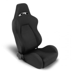 Right / Passenger Side Reclinable Woven Fabric Racing Seat