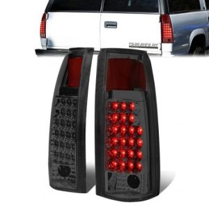 88-00 Chevy Silverado C10 C/K 1500 2500 3500 Suburban LED Tail Lights - Smoked